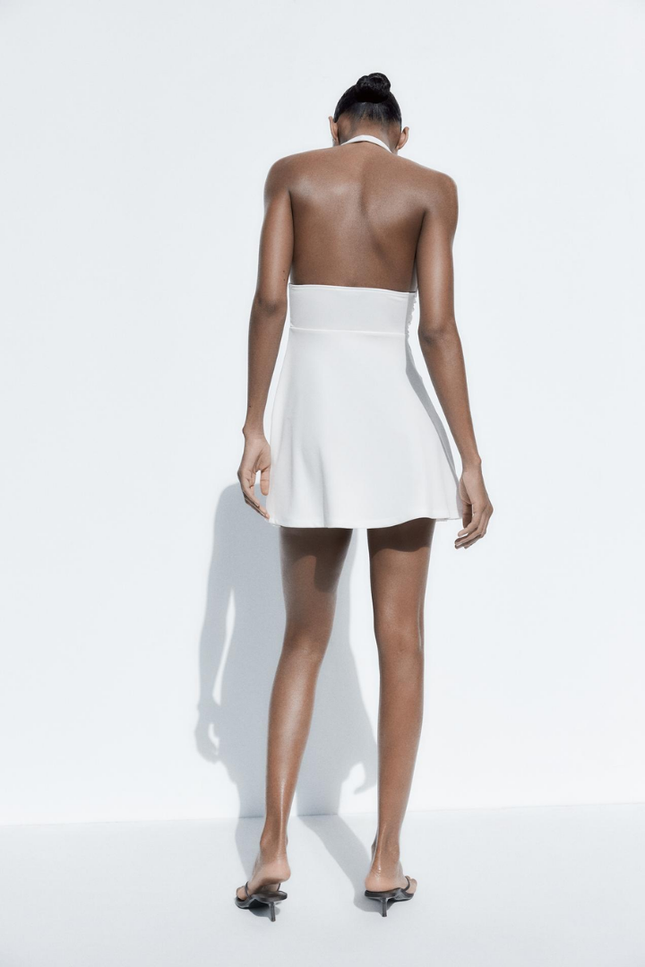 Mini halter elegante jurk