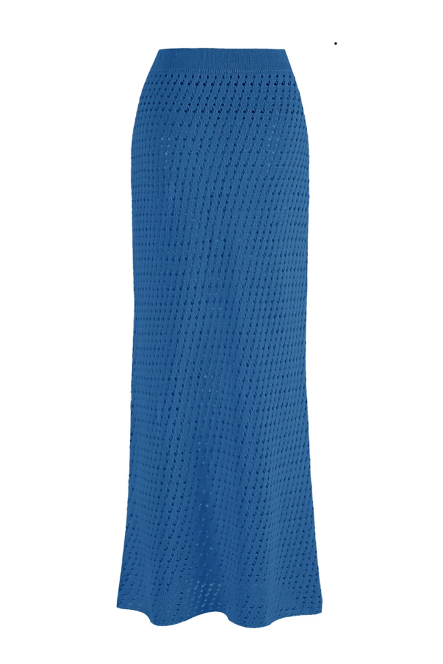 Versatile knitted model cover up rok
