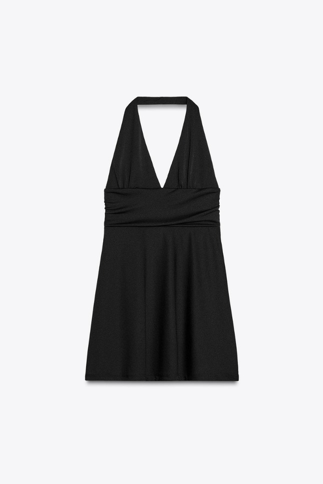 Mini halter elegante jurk