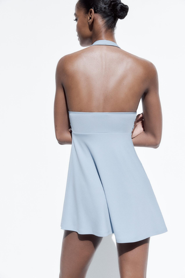 Mini halter elegante jurk