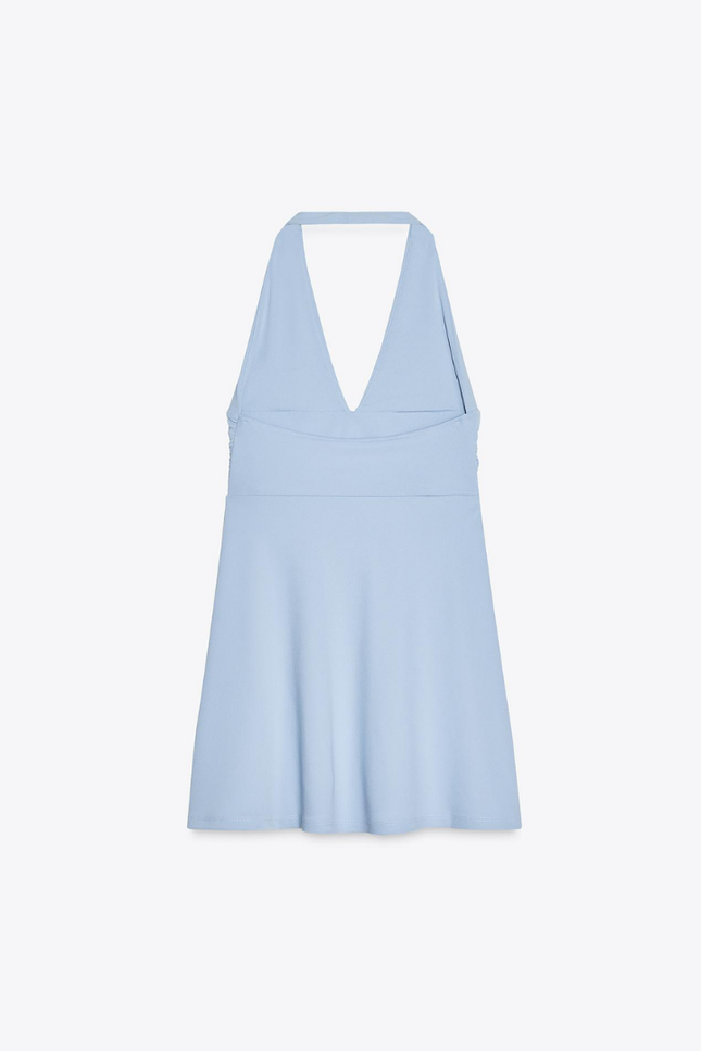 Mini halter elegante jurk