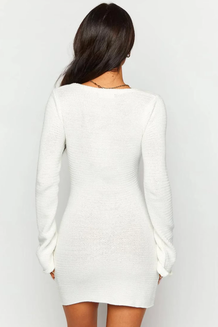 Chic star-design model mini jurk