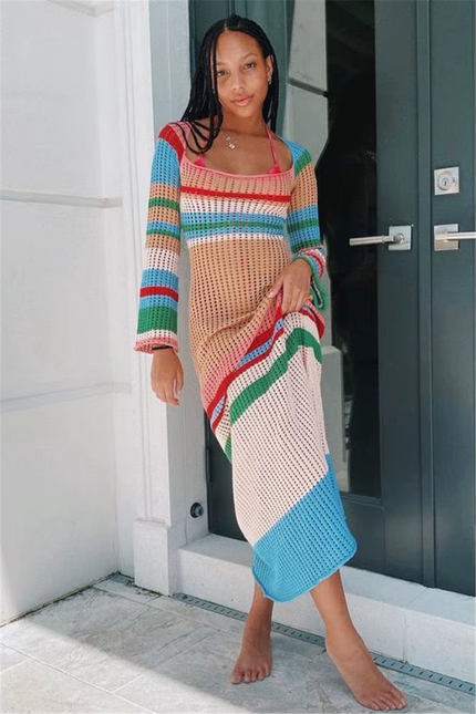 White boat model pareo tunic jurk