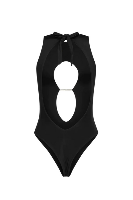 Cut out trendy sportieve stijl badpak