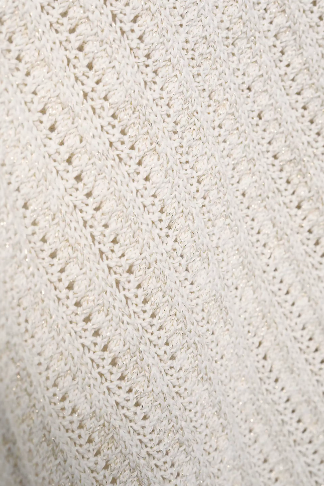 Wave design spaghetti strap v hals jurk (video)